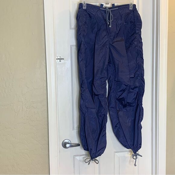 Edikted Blue Parachute Pants High Rise Size XS/S - Picture 3 of 10